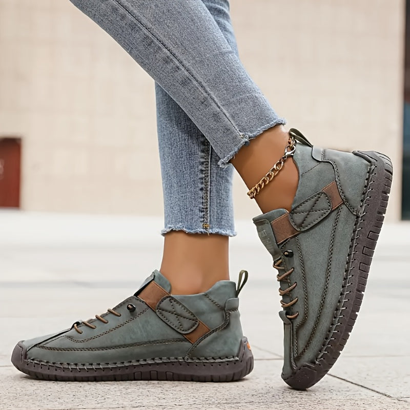 Women's Casual Canvas Sneakers Light Colors Plus Size Outdoor Walking