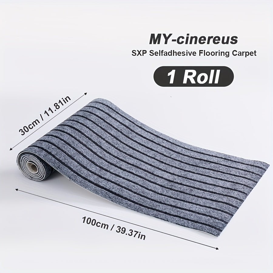 Self-Adhesive Carpet Roll for Bedroom Living Room Bathroom Door Stair Pet Non-Slip Thickened Decorative Mat