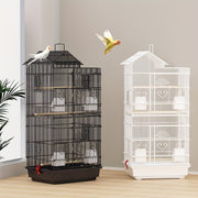Large Multi-Layer Metal Bird Cage with Welded Wire Mesh for Multiple Pets