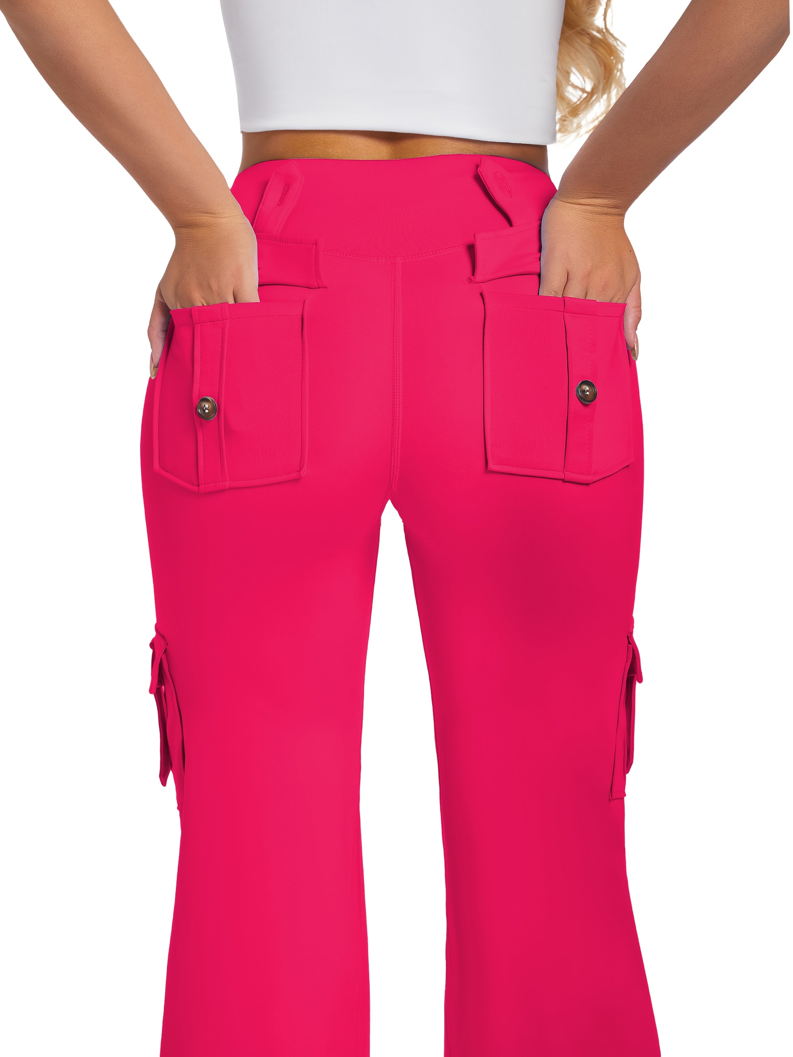 Plus Size Women's Wide-Leg High Waist Yoga Pants 3-Pack Breathable Workout