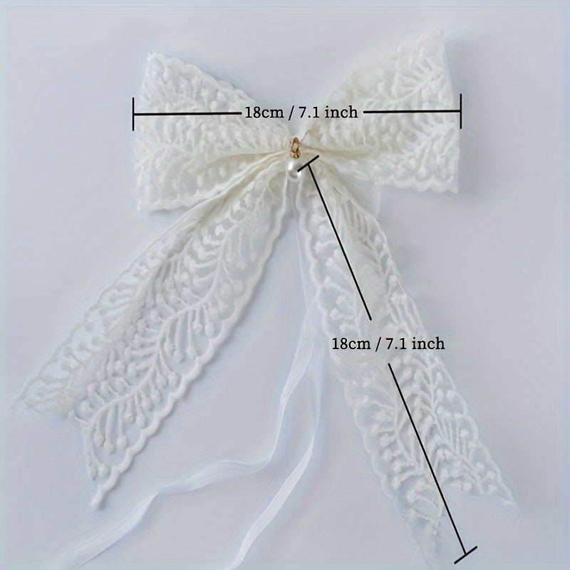 Conjunto de lazos de encaje para cortinas en color blanco y beige, decoración elegante para el hogar, ideal para dormitorio y sala de estar