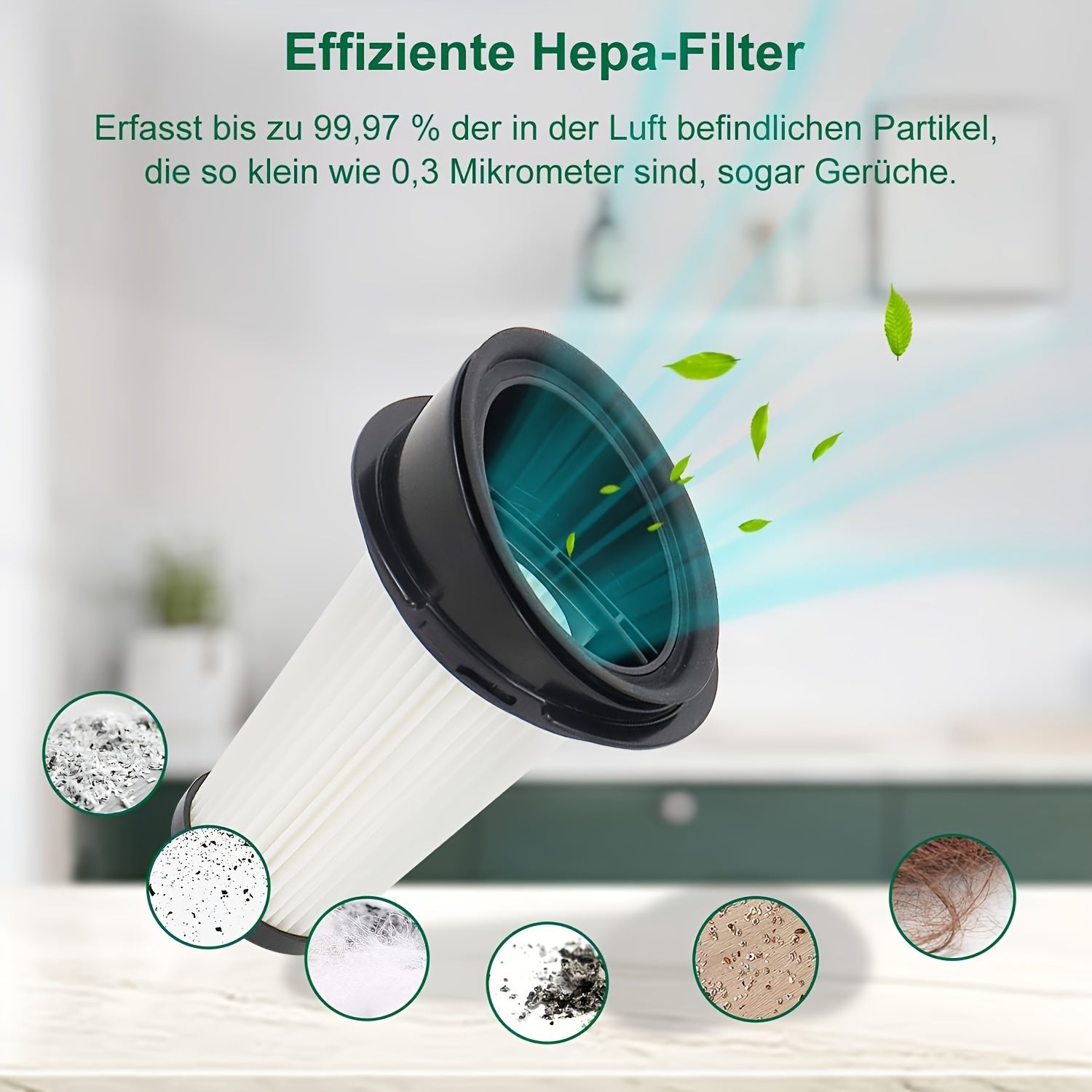 Rowenta RH65xx seriyali changyutgichlar uchun to'rt dona ZR005201 zaxira filtrlar - yuqori samarali almashtirish aksessuarlar Fishone