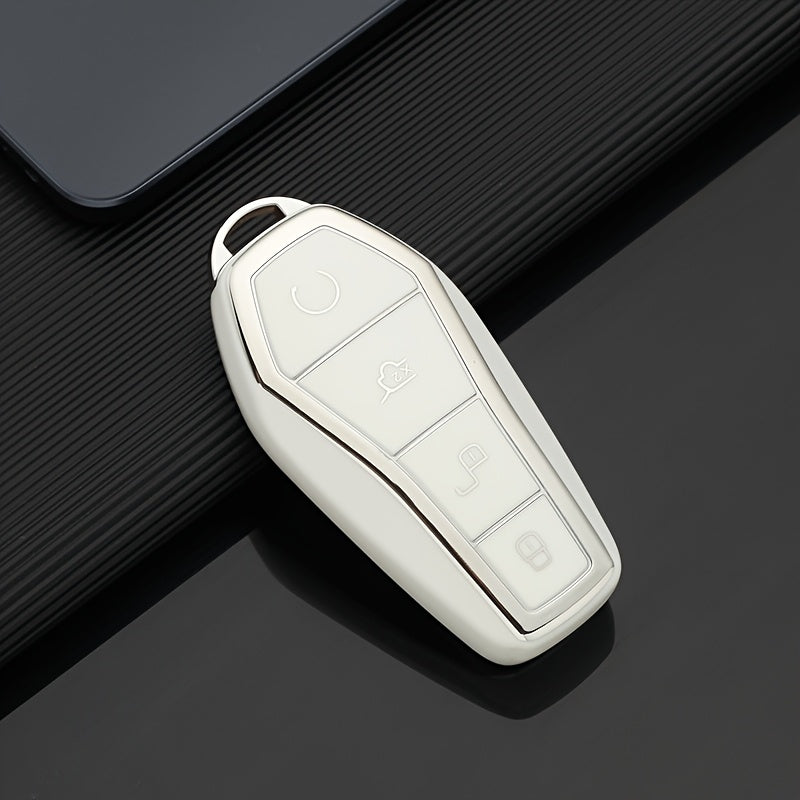 Car Key Case Silicone Cover for Vehicle Models Compatible with Various Electric Cars