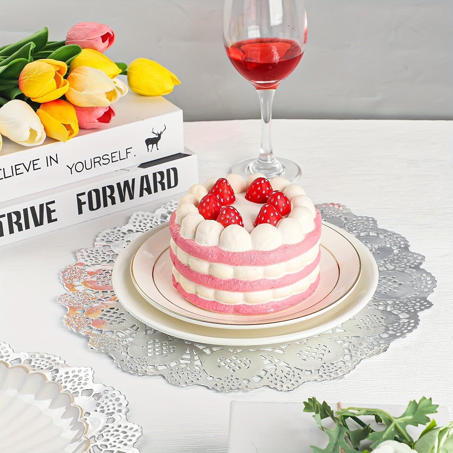 Pack of 100 Silver Lace Round Paper Doilies for Desserts and Events