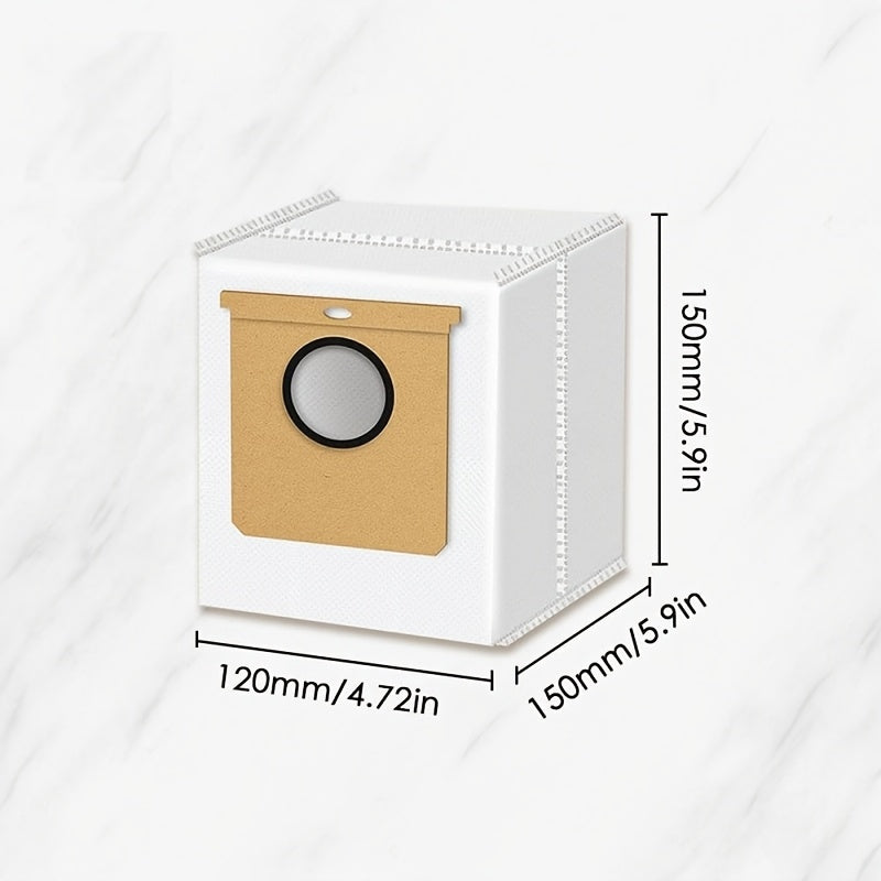 Set of 10 Vacuum Cleaner Dust Bags for Home Use, Sturdy Fabric, Fits Multiple Models