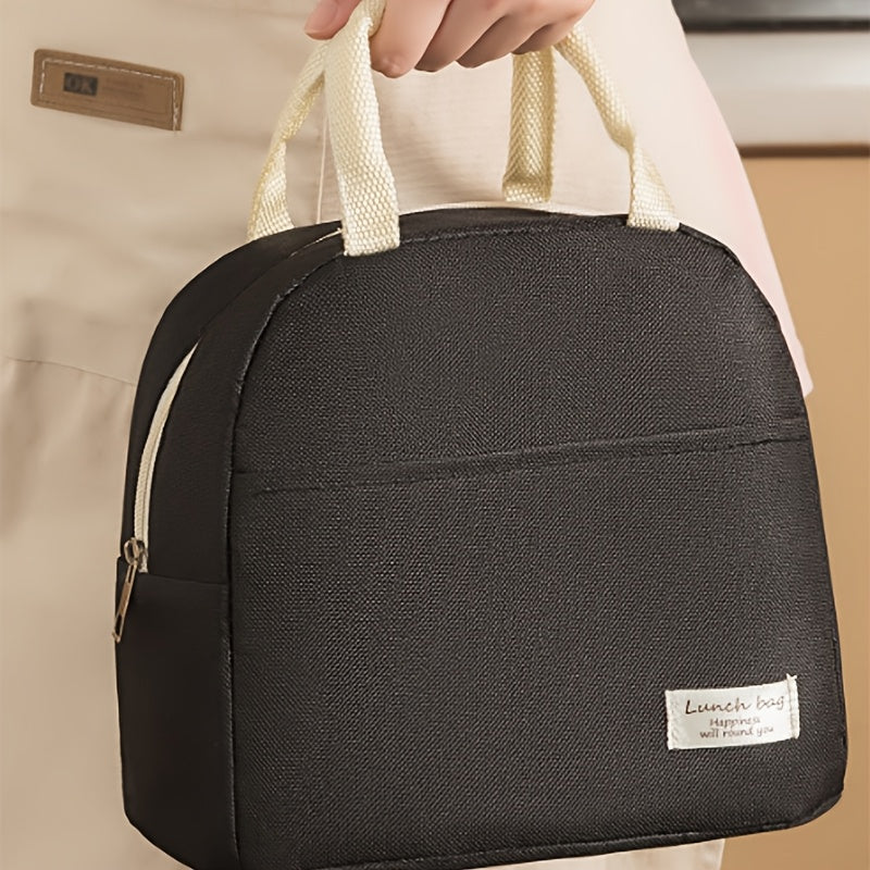 Insulated Lunch Bag Durable Oxford Cloth Portable Food Cooler for Camping Picnics