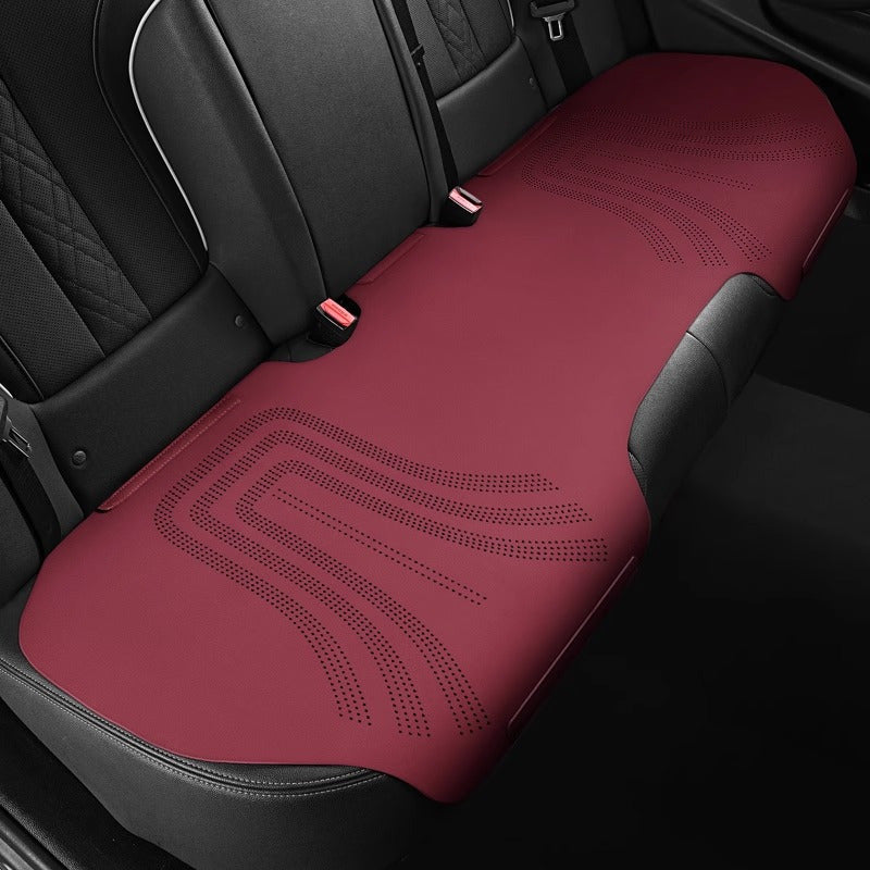 Car Seat Cushions Breathable Saddle Pads for EV Rear Seats Black