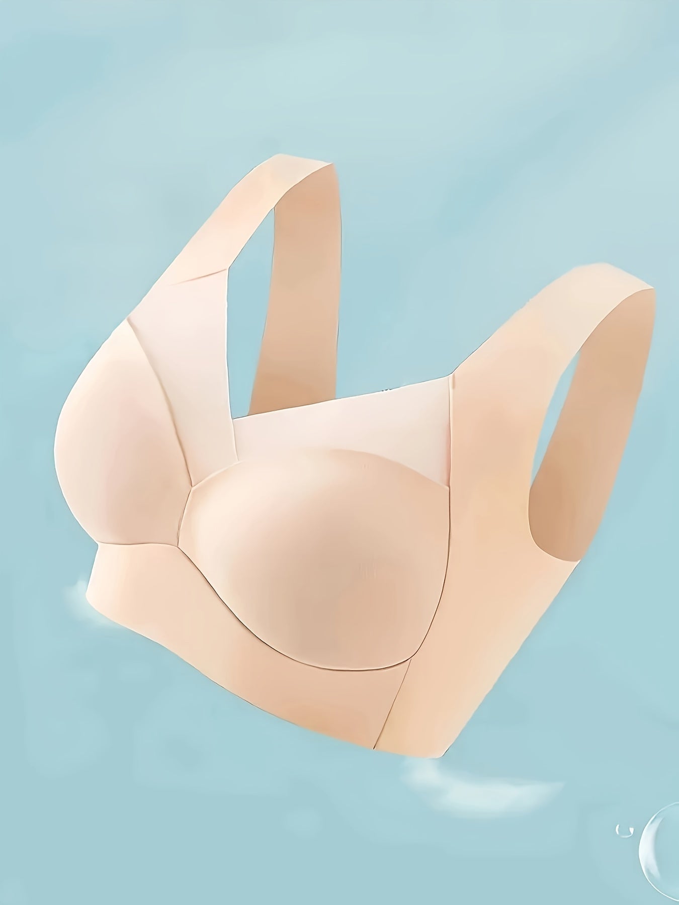 Adult Women's Bralette with Full Coverage and High Support Polyamide Mesh Fabric