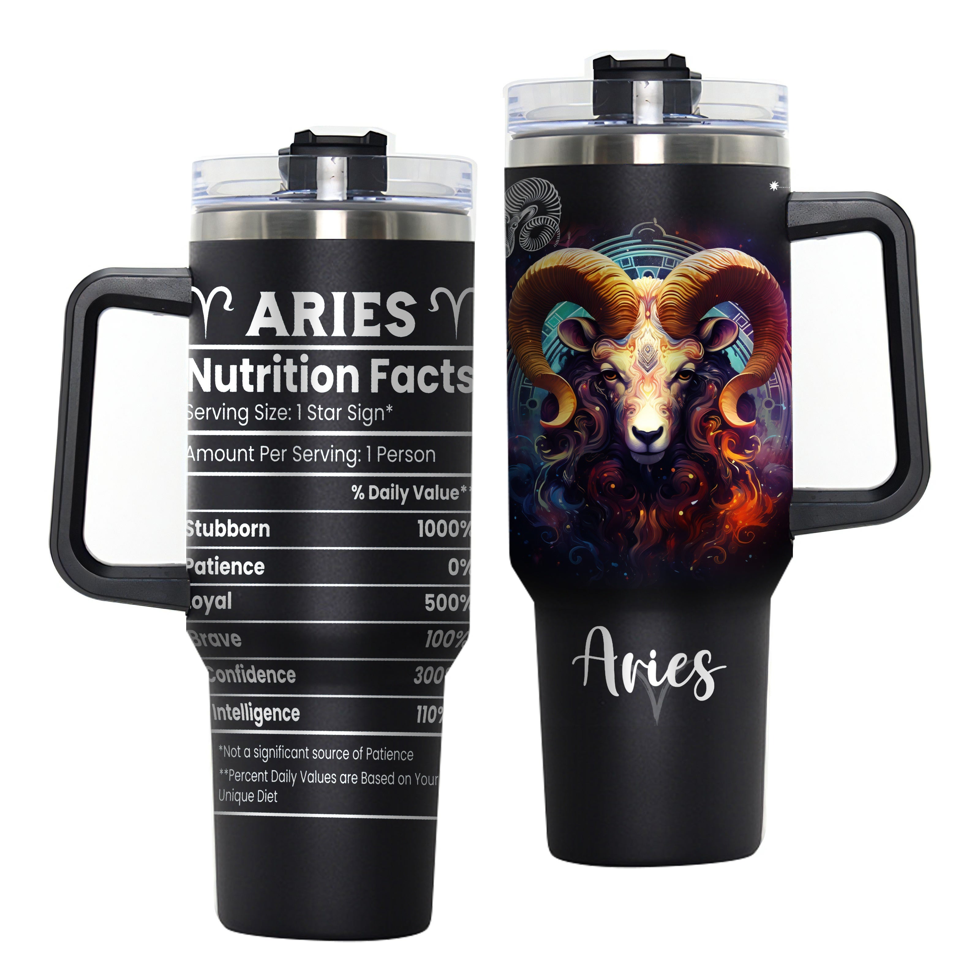 Stainless Steel Travel Mug Constellation Tumbler Vacuum Insulated Cup for Gifts