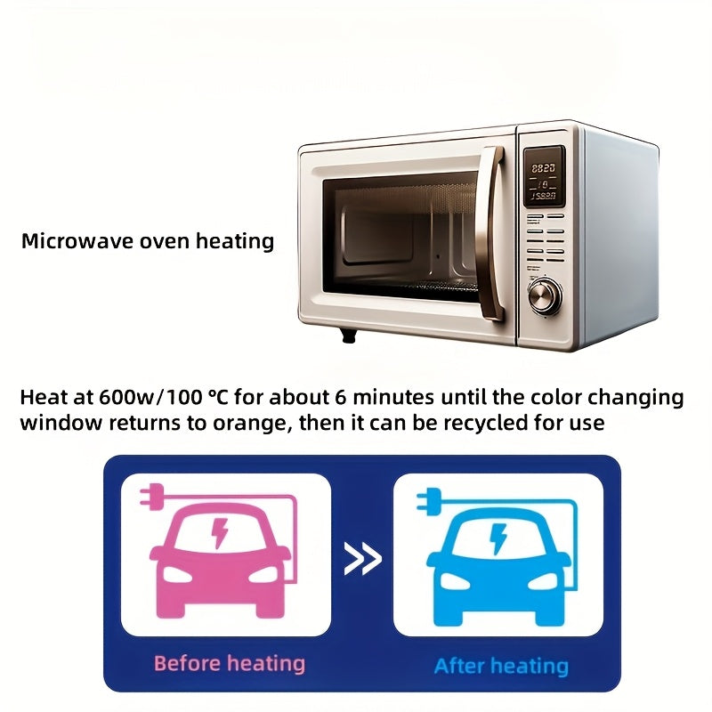 Bolsa deshumidificadora para coche 100g, absorbente de humedad reutilizable para el interior del coche