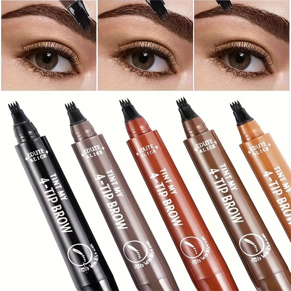 Liquid Eyebrow Pencil for Natural Looking Brows Long Lasting Fine Stroke Tips