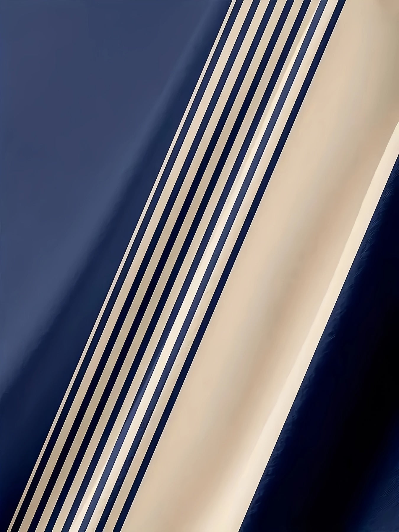 Plus Size Men's Short Sleeve Striped Print Woven Shirt for Spring Fall