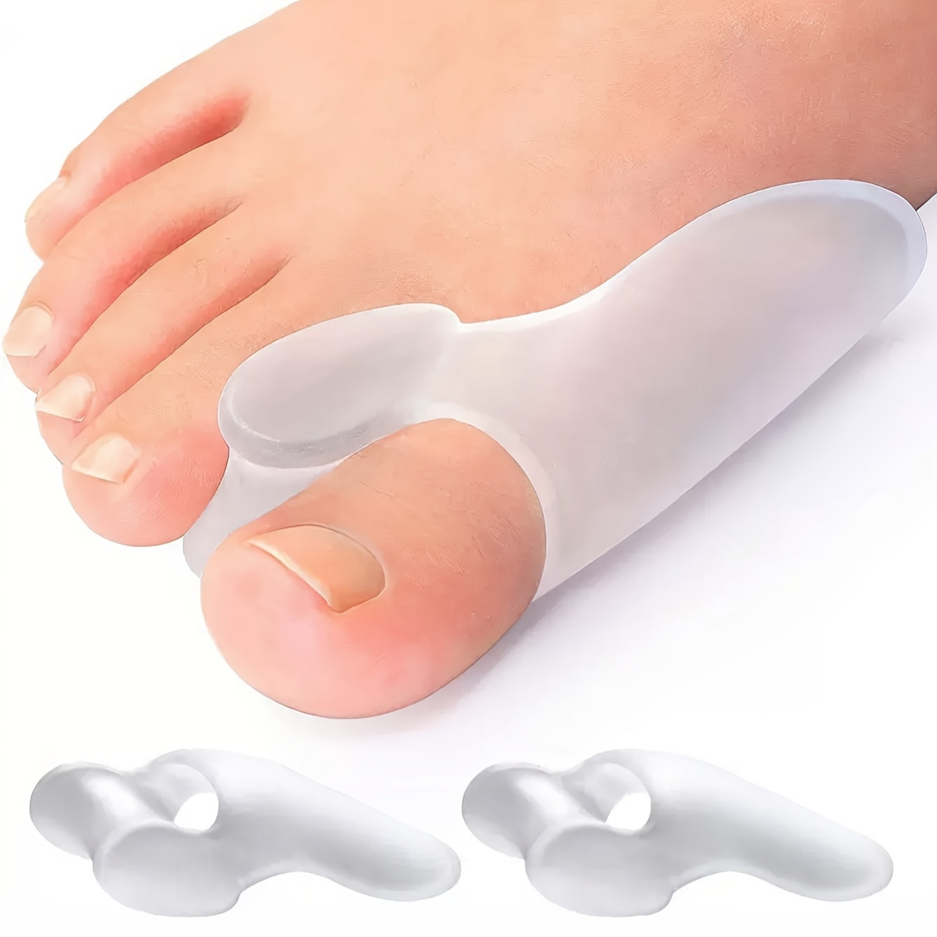 Unisex Silicone Toe Covers for Toenail Care, Breathable Non-Slip Slippers