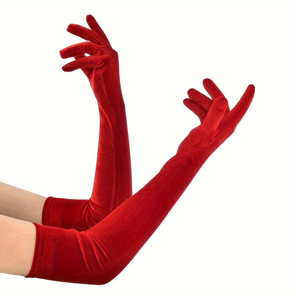 Vintage Velvet Gloves for Women 1920s Inspired for Parties and Holidays