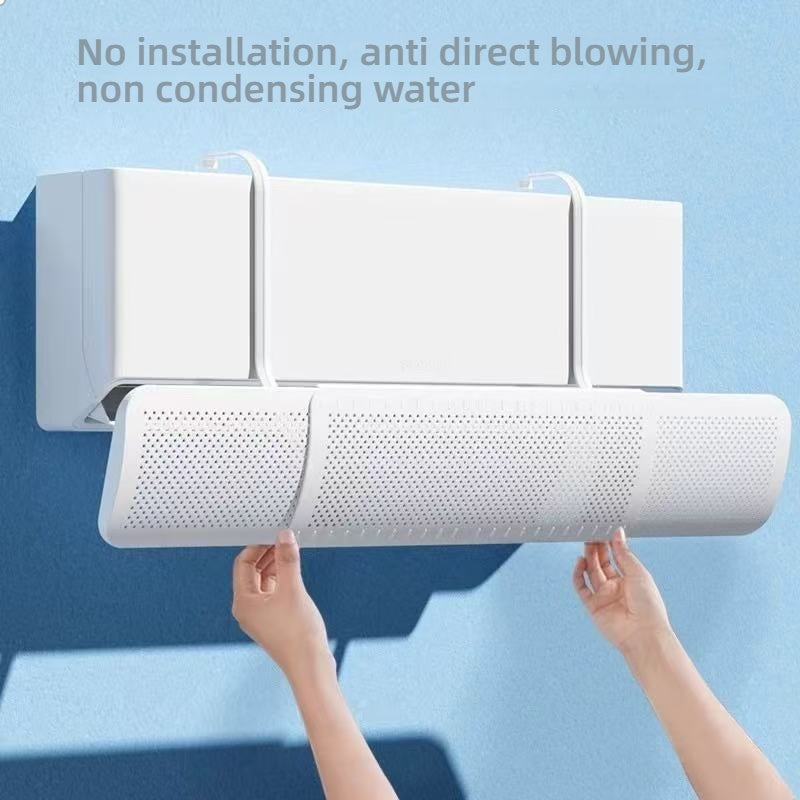 Deflector de aire acondicionado de plástico para hogar, oficina y tienda. Previene corrientes de aire, condensación y tiene un diseño moderno
