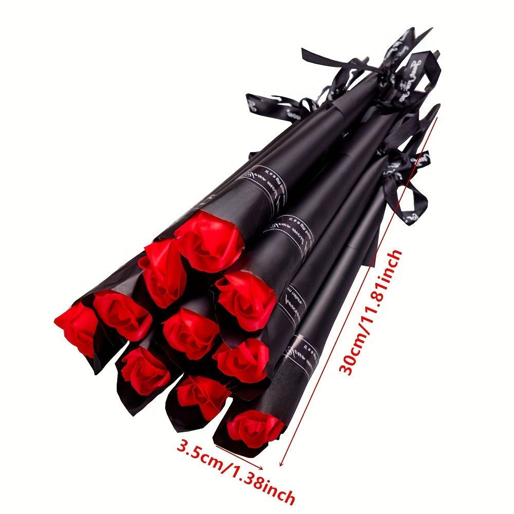 Rose Flower Soap Gift Set for Valentine's Day Wedding Bridesmaids Mothers Day