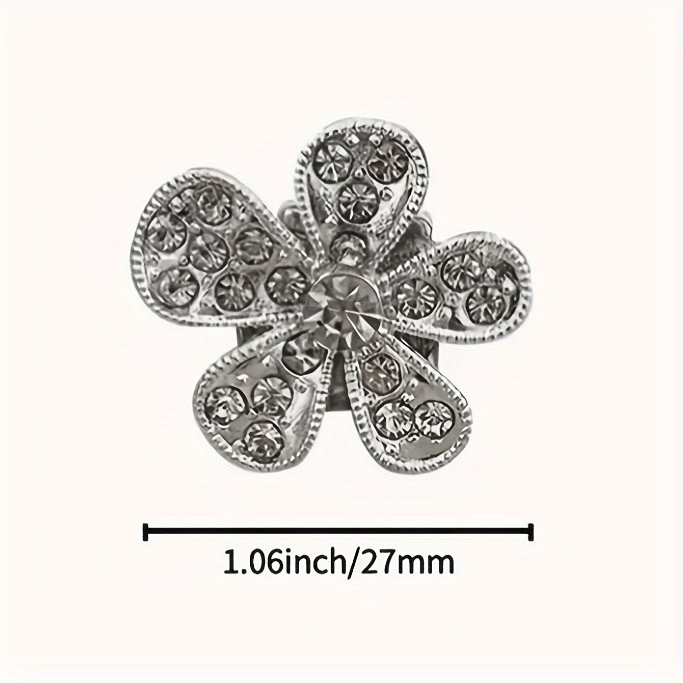 5 dona Rhinestone Gul Avtomobil Havo Chiqishi Kliplar Dekorativ Avtomobil Aksesuarlar Sovgʻa