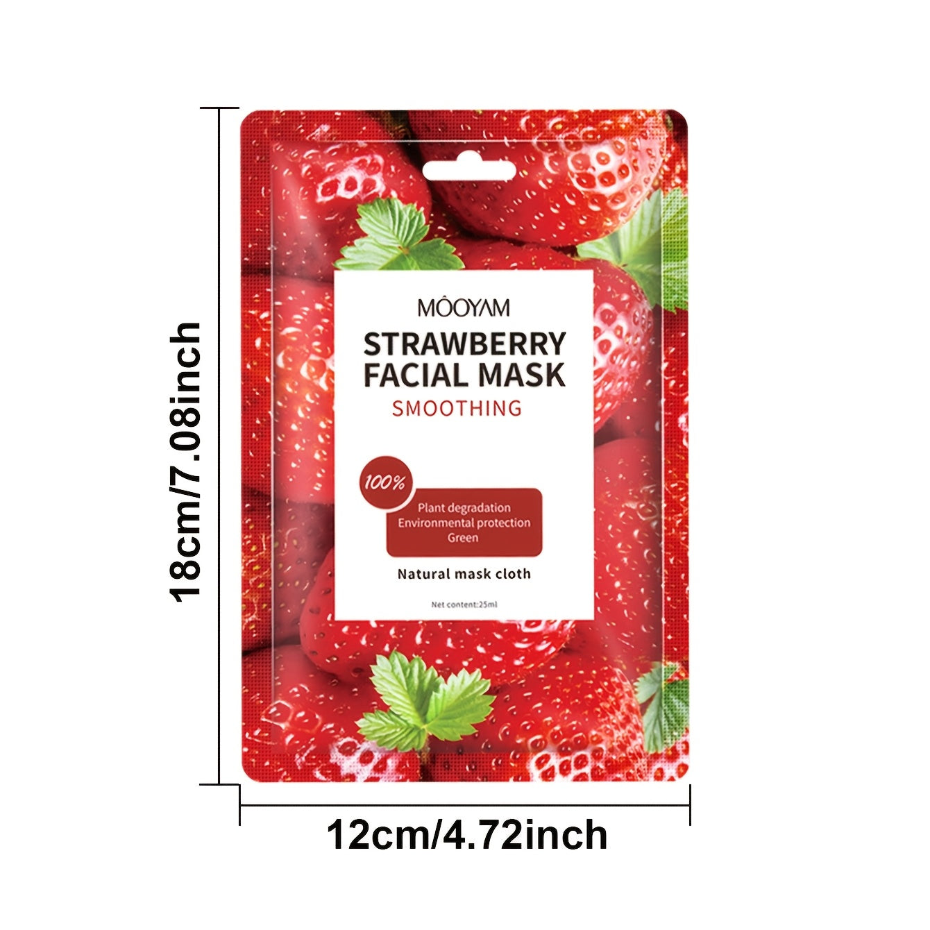 11 dona Hidratli yuz maskasi to'plami barcha teri turlari uchun, gippoalerjenik, aromatsiz