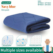 Washable Incontinence Pad for Elderly Microfiber Non-Slip Ultra-Absorbent Bed Protector