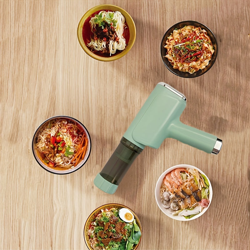 Electric Pasta Maker Handheld USB Rechargeable with 5 Molds Multipurpose Kitchen Tool