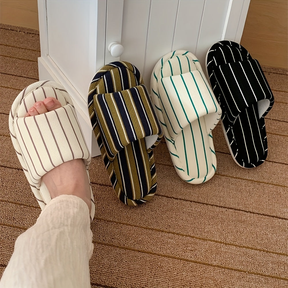 Women's Indoor Slip-On House Shoes All-Season Non-Slip Cushioned Comfort