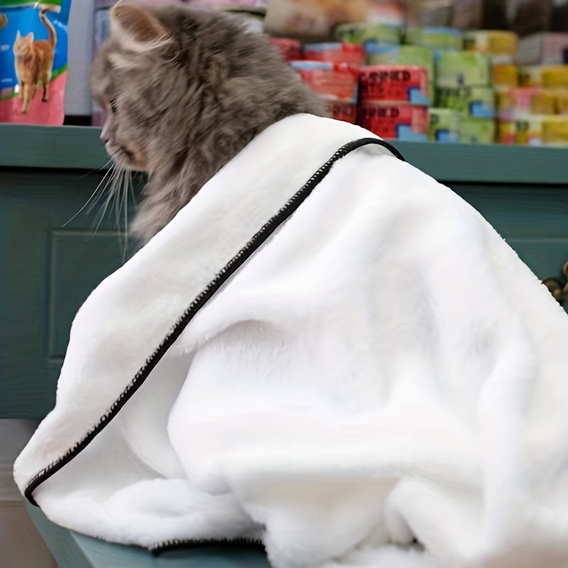 Microfiber Pet Towel for Dogs and Cats Quick Dry Soft Cozy Bath and Snuggle