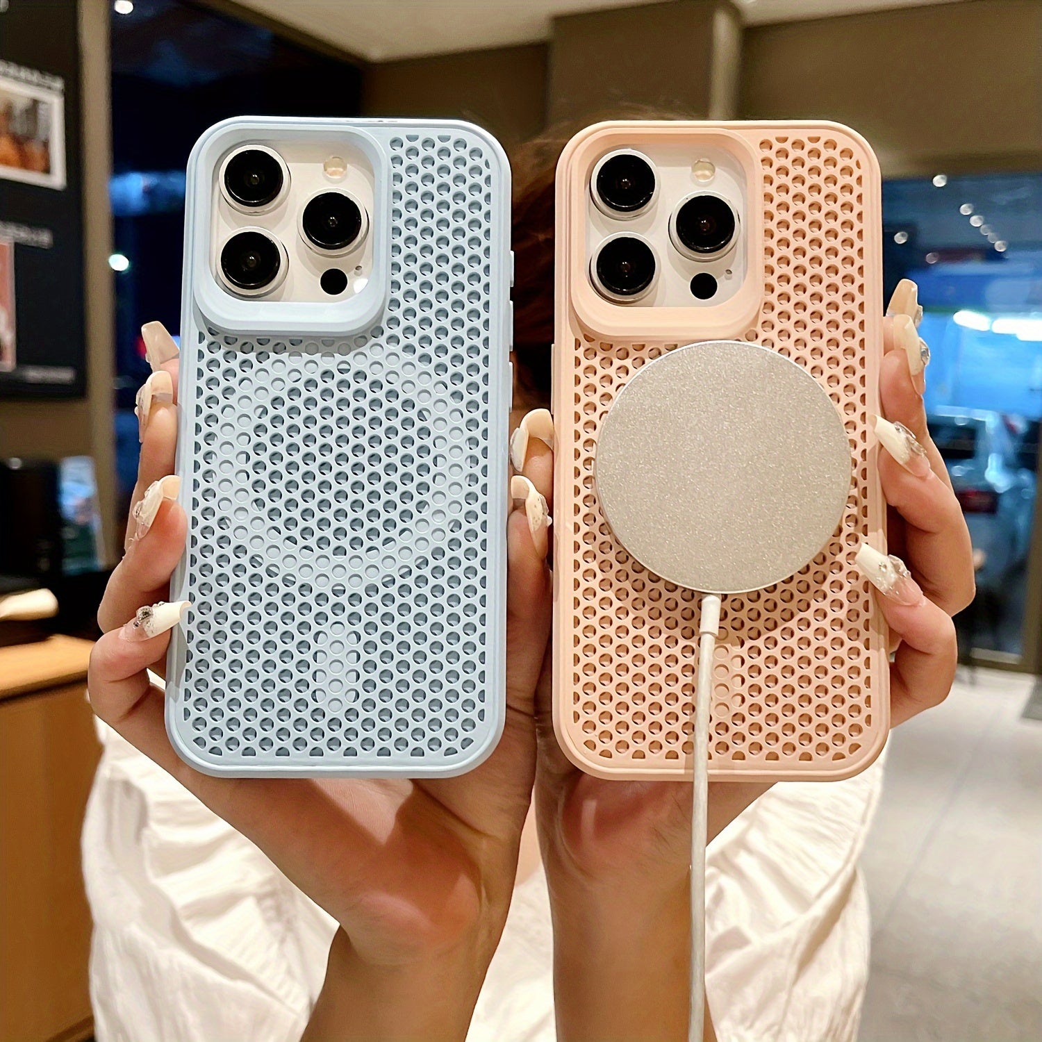 Matte Plastic Phone Case for iPhone Pro Max with Wireless Charging and Magsafe Compatibility