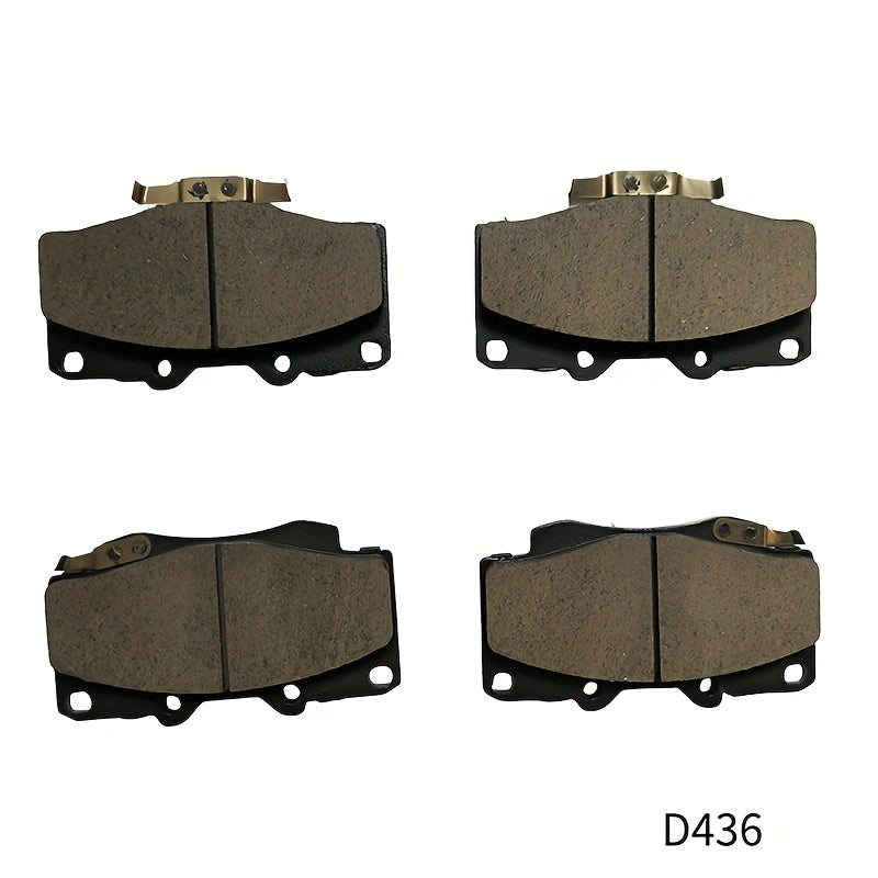 Juego de 4 pastillas de freno de cerámica para SUVs reemplazo delantero resistente al calor