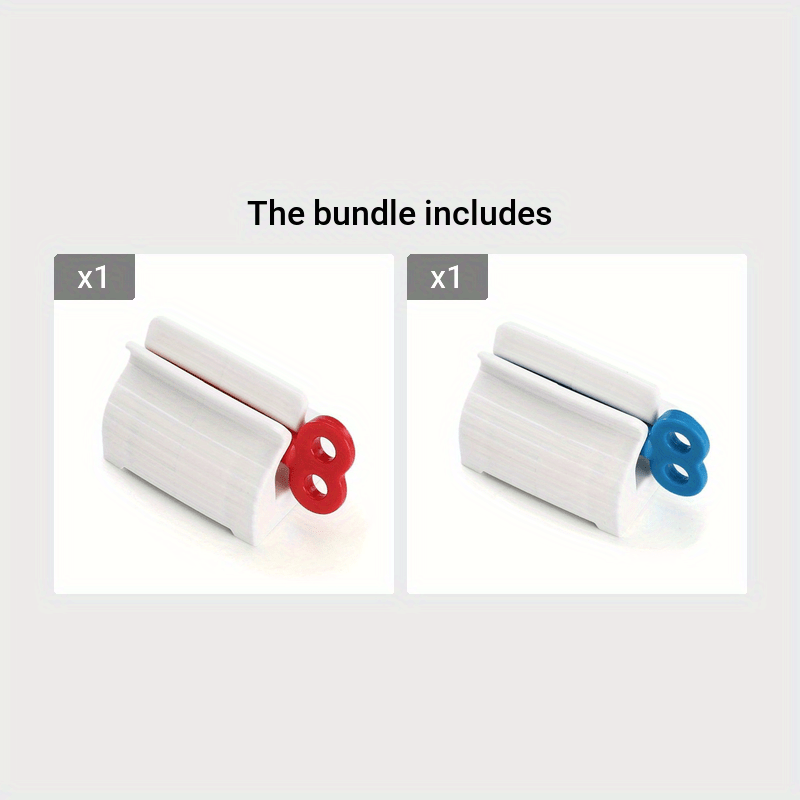 Manual Toothpaste Dispenser for Bathroom No Waste Easy Use Squeezer