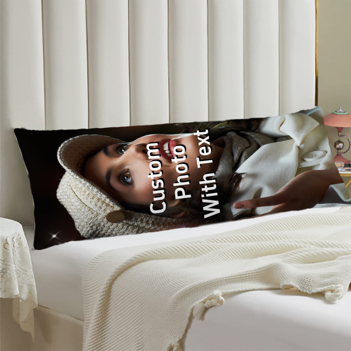 Maxsus anime va hayvonlar uchun uzun tanali yostiq qopqog'i 50.8x137.16 sm yumshoq plush sovg'a