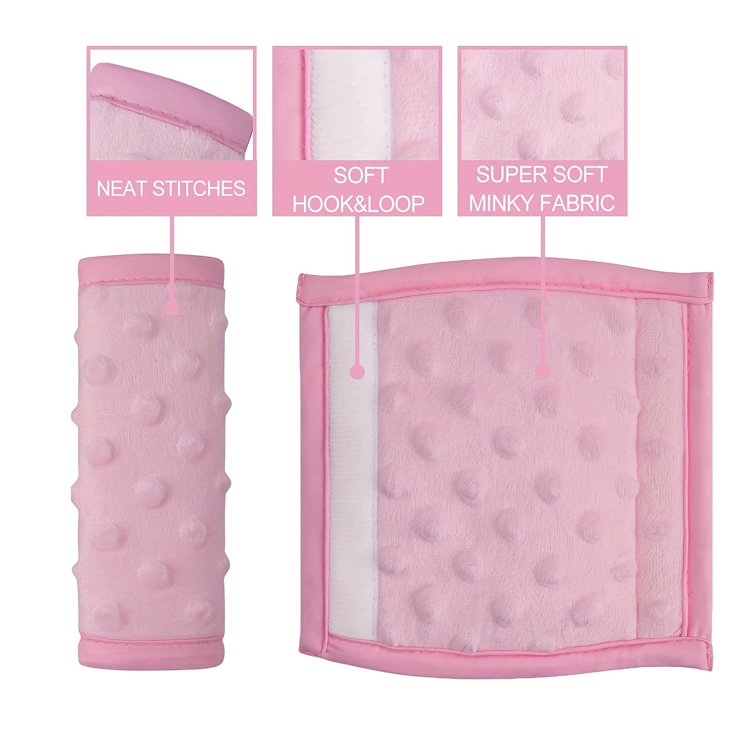 Защититель плеча для автомобильного сиденья, коляски и рюкзака для предотвращения износа ремней безопасности