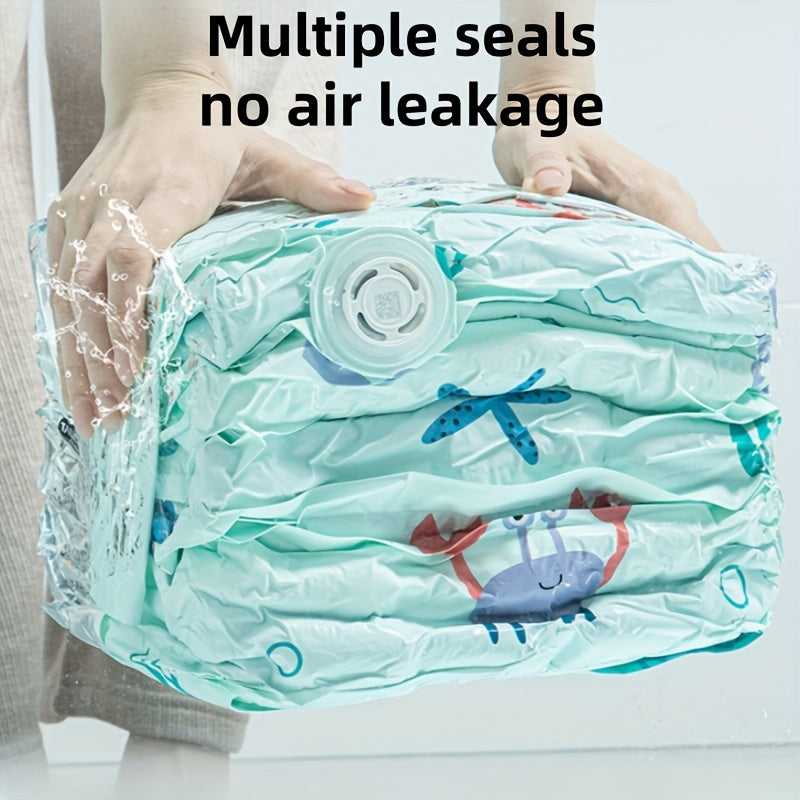 Plastic Vacuum Compression Bag for Clothes Bedding Lightweight Home Use