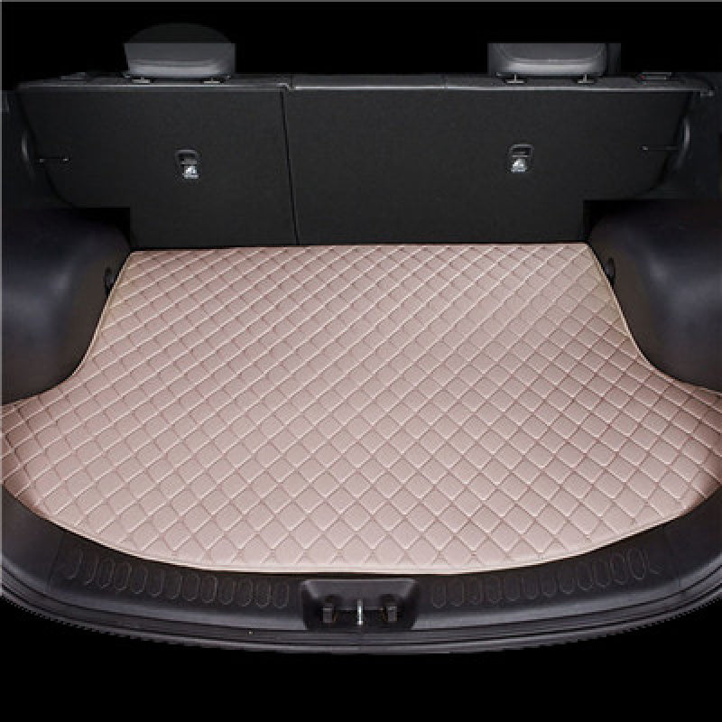 Faux Leather Rear Cargo Mat Waterproof Dirt-Resistant Car Trunk Liner