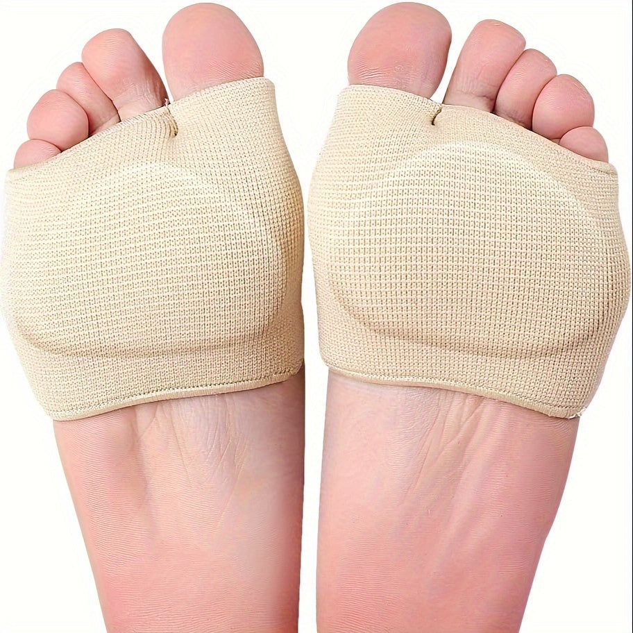 Unisex Soft Fabric Metatarsal Pads Foot Support Cushions Pair