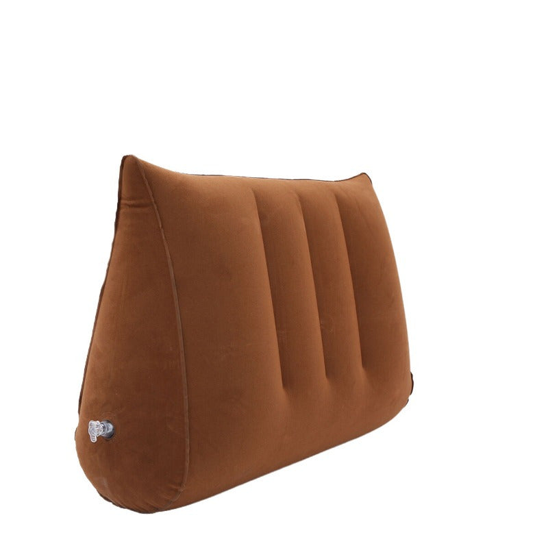 Almohadilla inflable de apoyo para maternidad para comodidad durante el embarazo, cuña portátil de PVC suave con funda transpirable