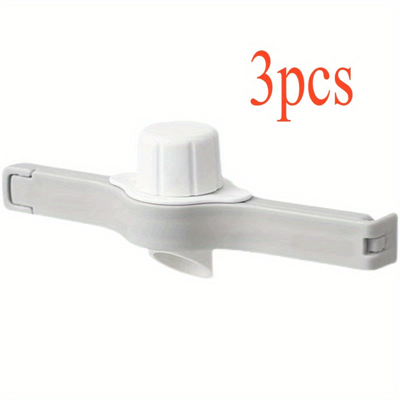 3 oshxona kliplari oziq-ovqat paketlarini yopish, namlikka chidamli yopish, shirinliklar yoki sut kukuni uchun dozali yopish uchun