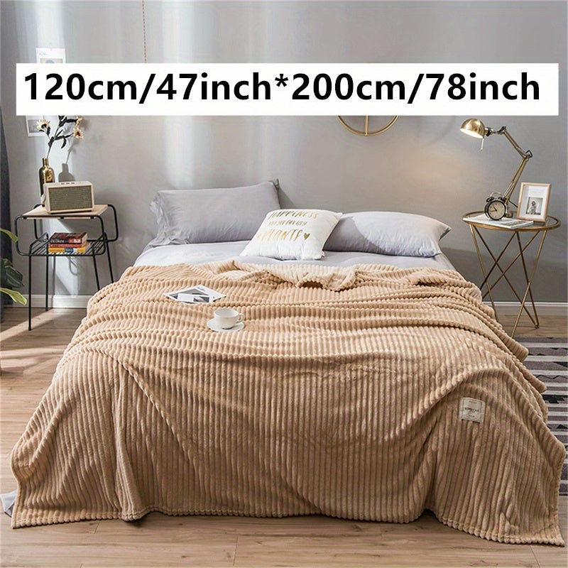 Faux Rabbit Fur Bed Blanket Soft Plush Throw for Bed Couch 50x60 Inches