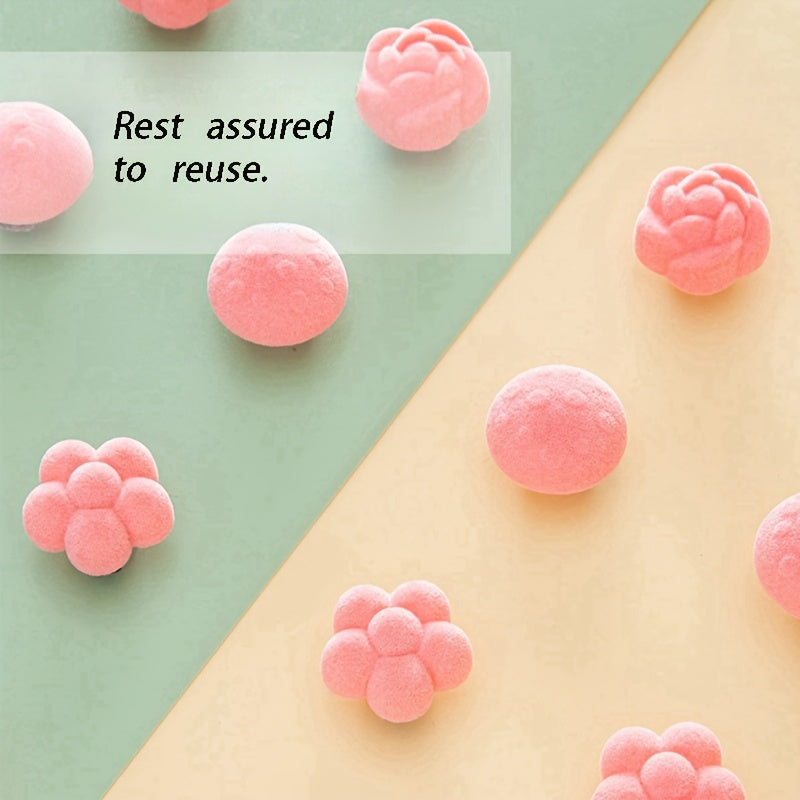 Set of 8 Pink Nylon Velvet Bedspread Corner Holders Quilt Fasteners for Bedding and Sofa Covers