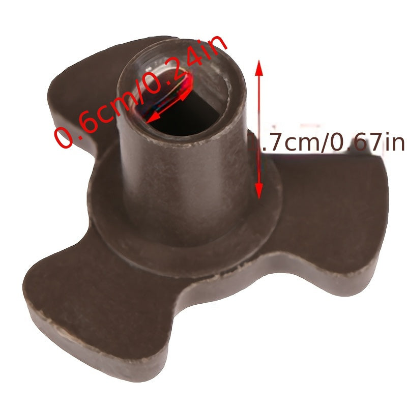 2 dona mikroto'lqinli pech uchun aylantiruvchi stol uchun rulonli qo'llab-quvvatlash, coupler, plastinka shafti 17mm, oshxona aksessuari