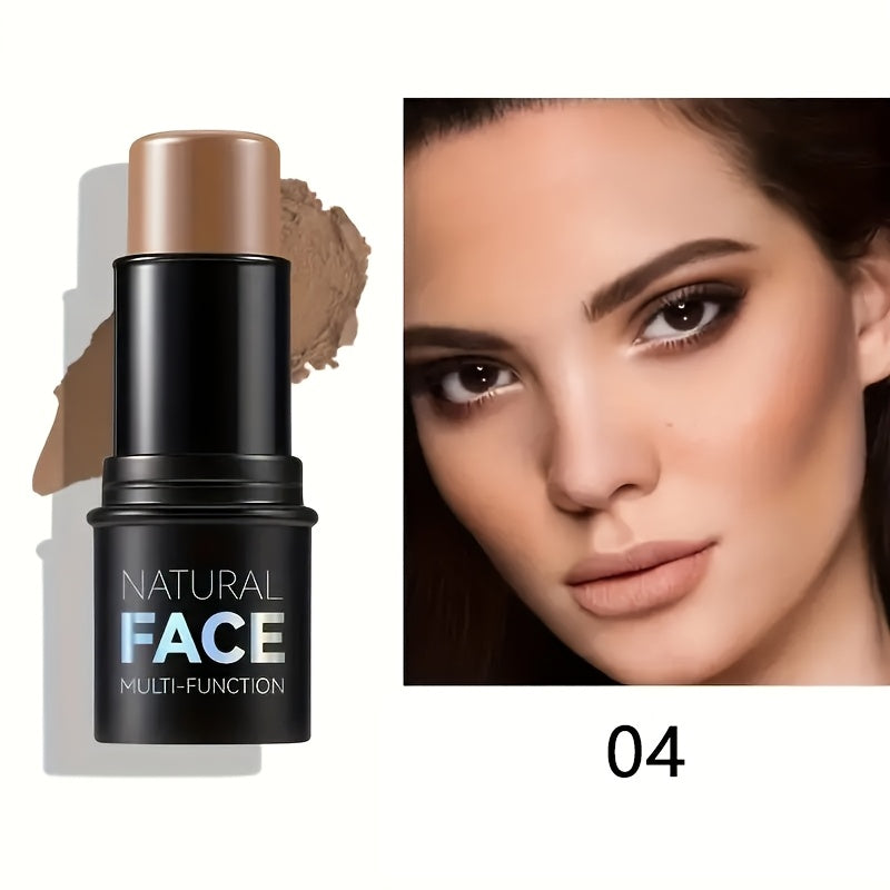 Natural Face Highlighter Stick Multi-Function Cream for Concealer, Blush, Contour