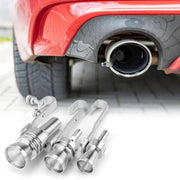Universal Aluminum Turbo Sound Whistle Exhaust Pipe Set with Installation Tools