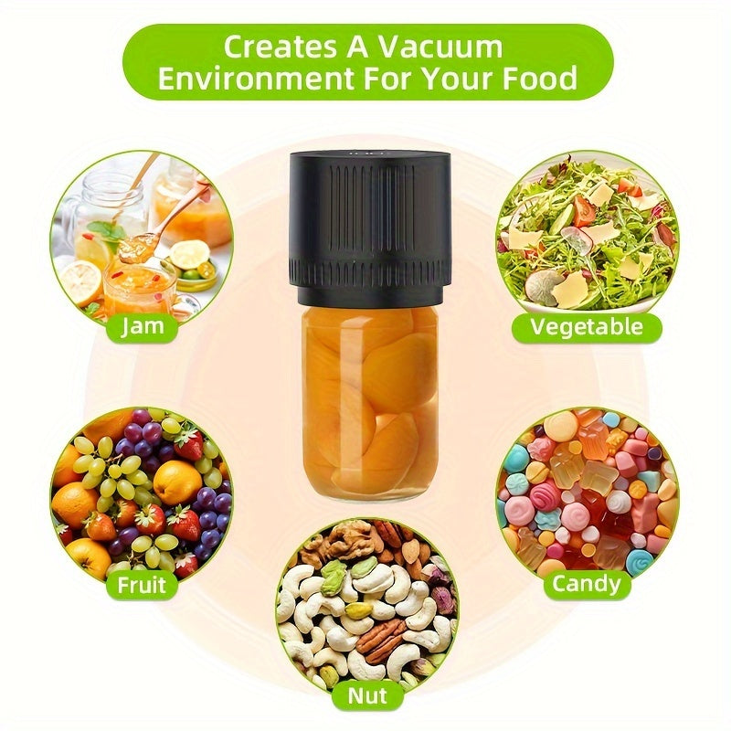 Avtomatik Mason Bankasi Yopish Vositalari Qayta tiklanadigan USB Oshxona Ovqatni saqlash