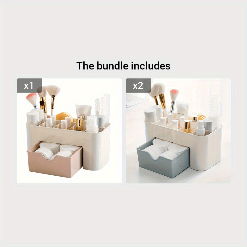 Pink Desktop Storage Drawer for Baby and Toddler Supplies Organizer