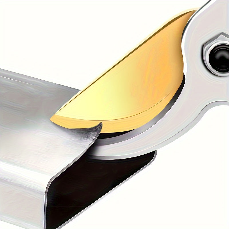 Tijeras de podar de acero al carbono con hojas de acero aleado SK-5 y mango ergonómico para jardín y floristería