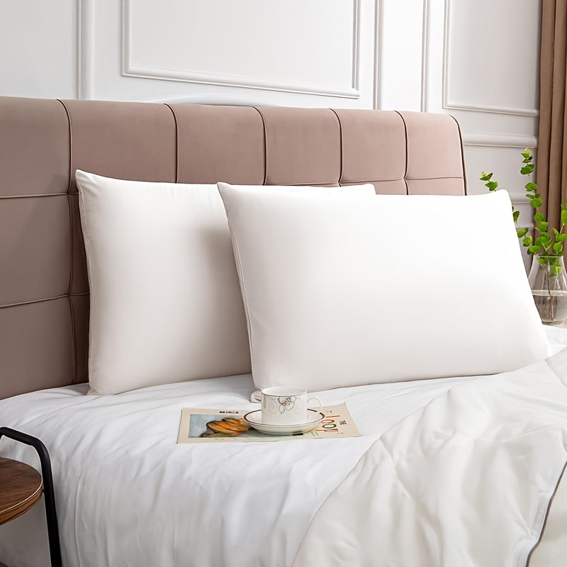 2 ta yostiq qopqog'i, bir rangda, yumshoq va qulay polyester materialidan tayyorlangan, konvert yopilishi bilan, yuvish mashinasida tozalash oson, 90gsm, yotoqxona, mehmonxona yoki mehmonxona to'shagi uchun ideal.