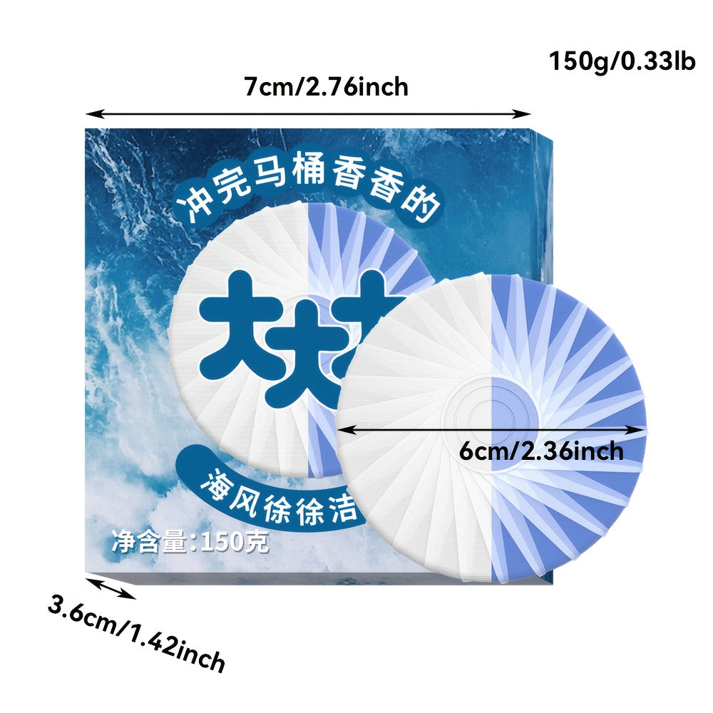 Uzoq muddatli 1000 Flushes 'Mighty Clean King' hojatxona idishlarini tozalash tabletkalari, ikki rangli va ikki ta'sirli, uy va mehmonxona uchun mukammal. Hidni nazorat qilish va qulay tozalash uchun zarur mehmonxona sanitariya ta'minotlari.