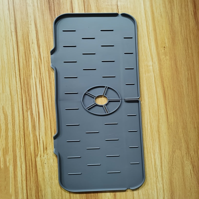 Silicone Drip Tray with Splash Guard Waterproof for Kitchen Bathroom Countertops