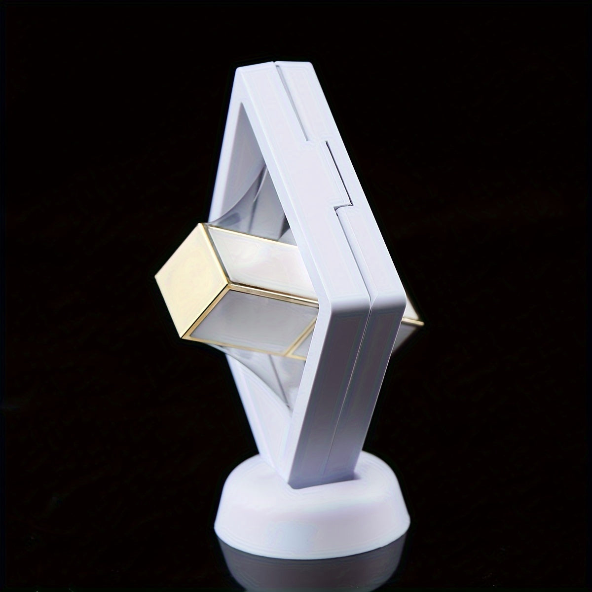 Caja de almacenamiento para joyas con 10 compartimentos, a prueba de polvo y resistente a la oxidación, con película de PE