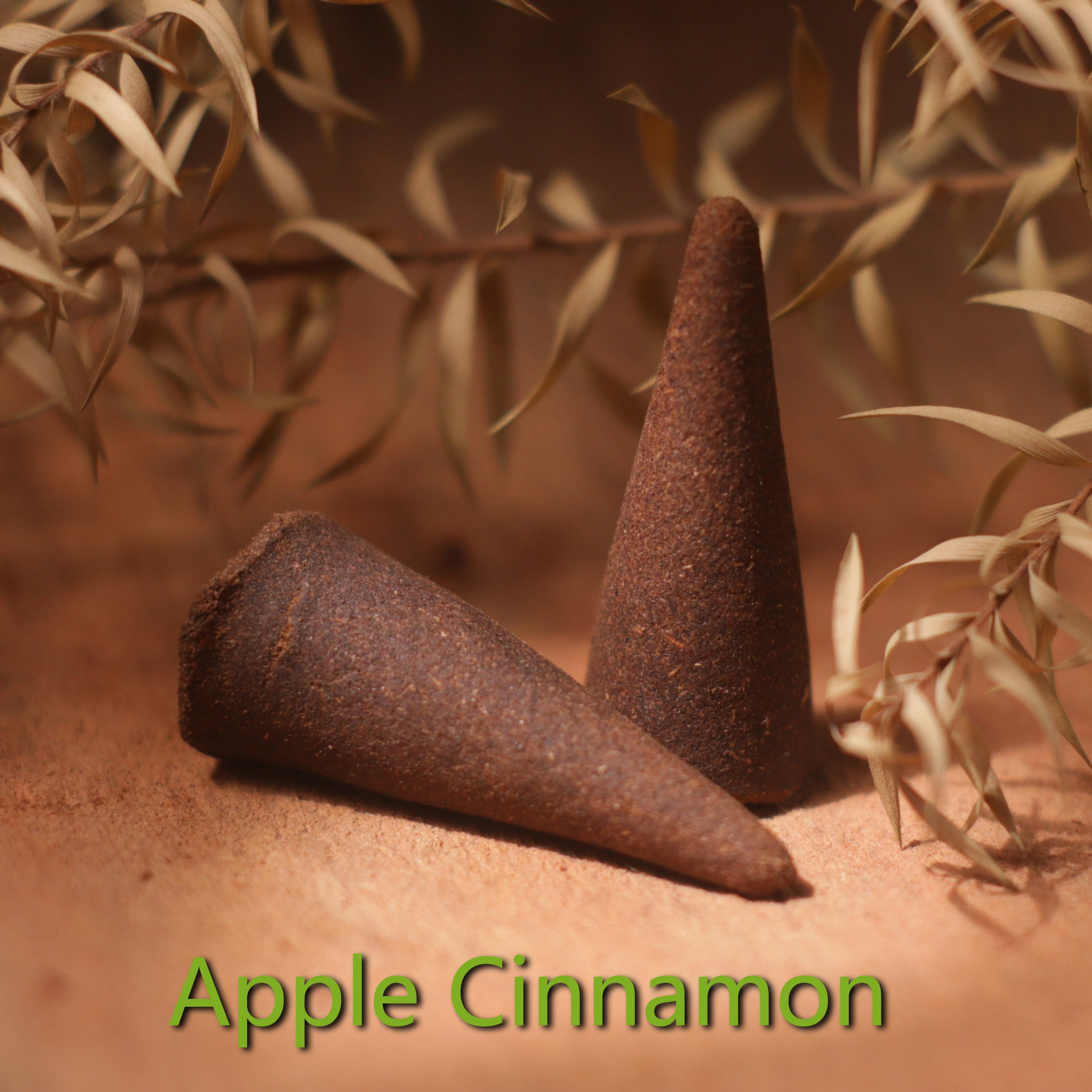5/10pcs Apple Cinnamon Wooden Incense Cones for Aromatherapy Meditation Yoga Home
