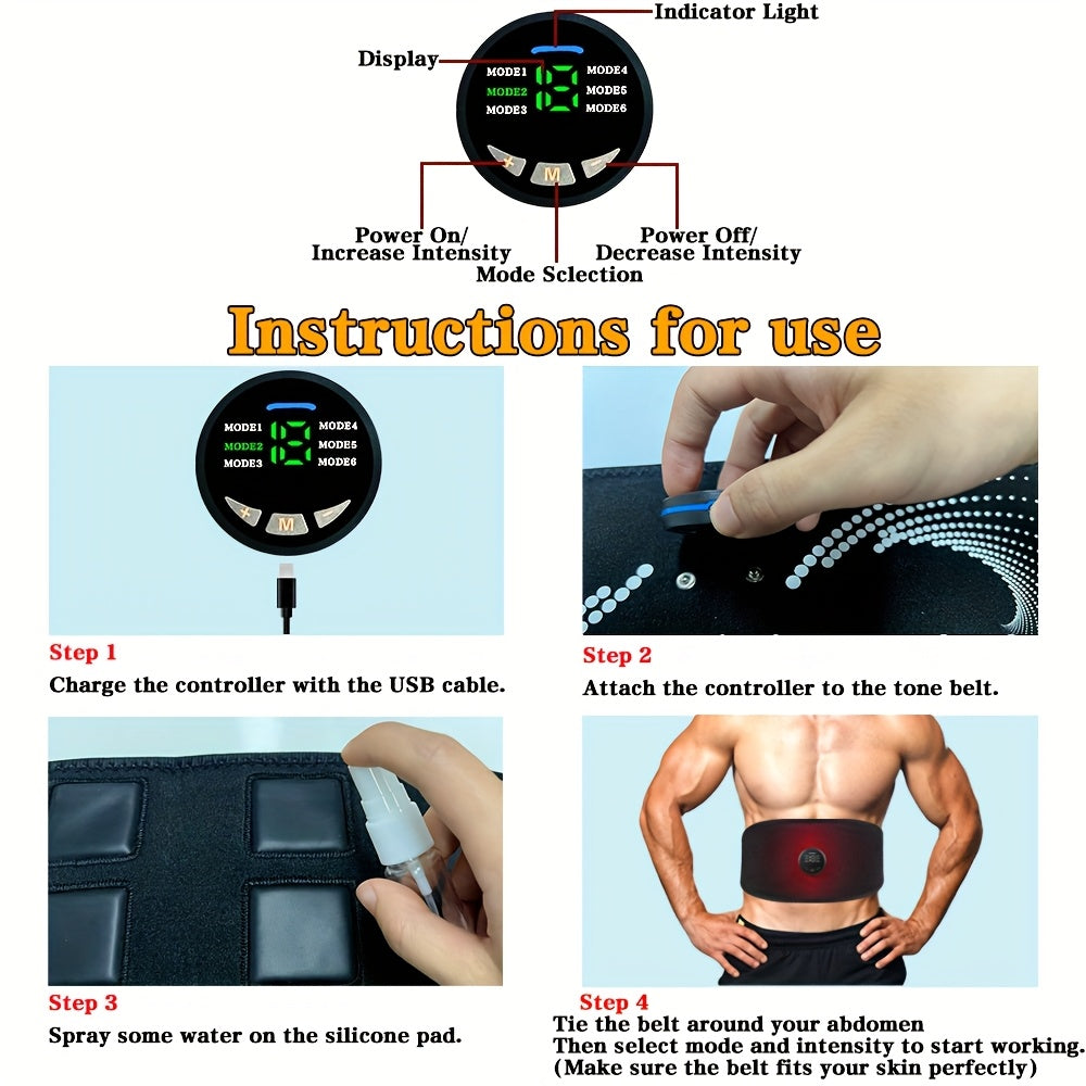 WOFLEND EMS TENS Massager va Qorin Mushaklarini O'rgatuvchi - bu 6 rejim va 18 intensivlikka ega bo'lgan portativ, zaryadlanadigan butun tanani mashq qilish kamaridir. Erkaklar va ayollar uchun uy sport zalida foydalanish uchun mos.
